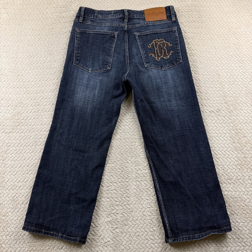 Roberto Cavalli Firenze Jeans Men's 32x24 (hemmed) Luxury denim Made in Italy - Picture 3 of 16